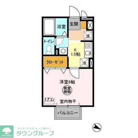 プライムコートの物件間取画像